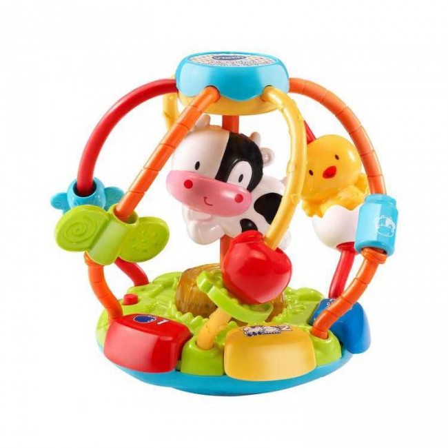 V-TECH LITTLE FRIENDLIES SHAKE & ROLL BUSY BALL