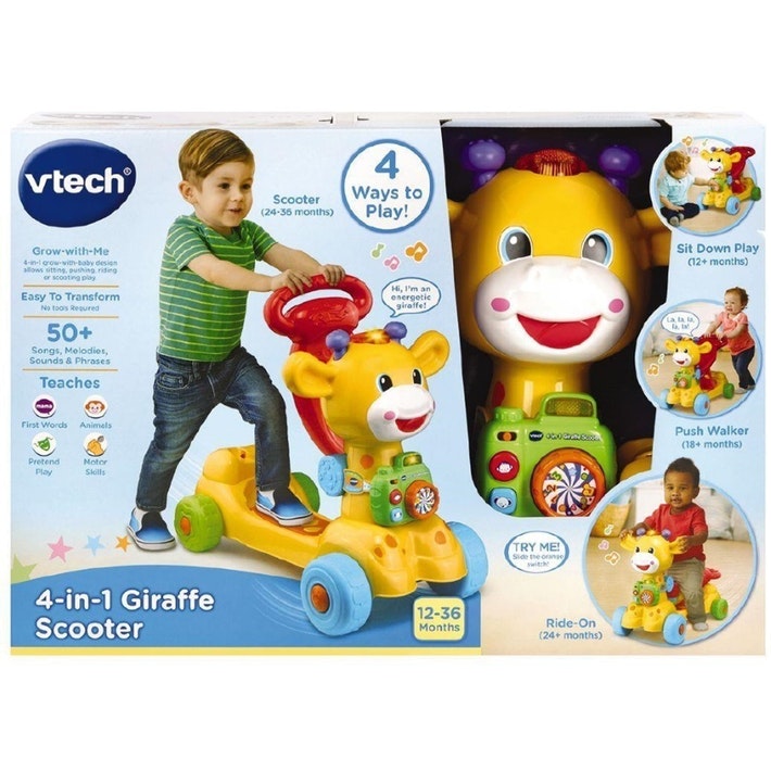 V-TECH 4-IN-1 GIRAFFE SCOOTER