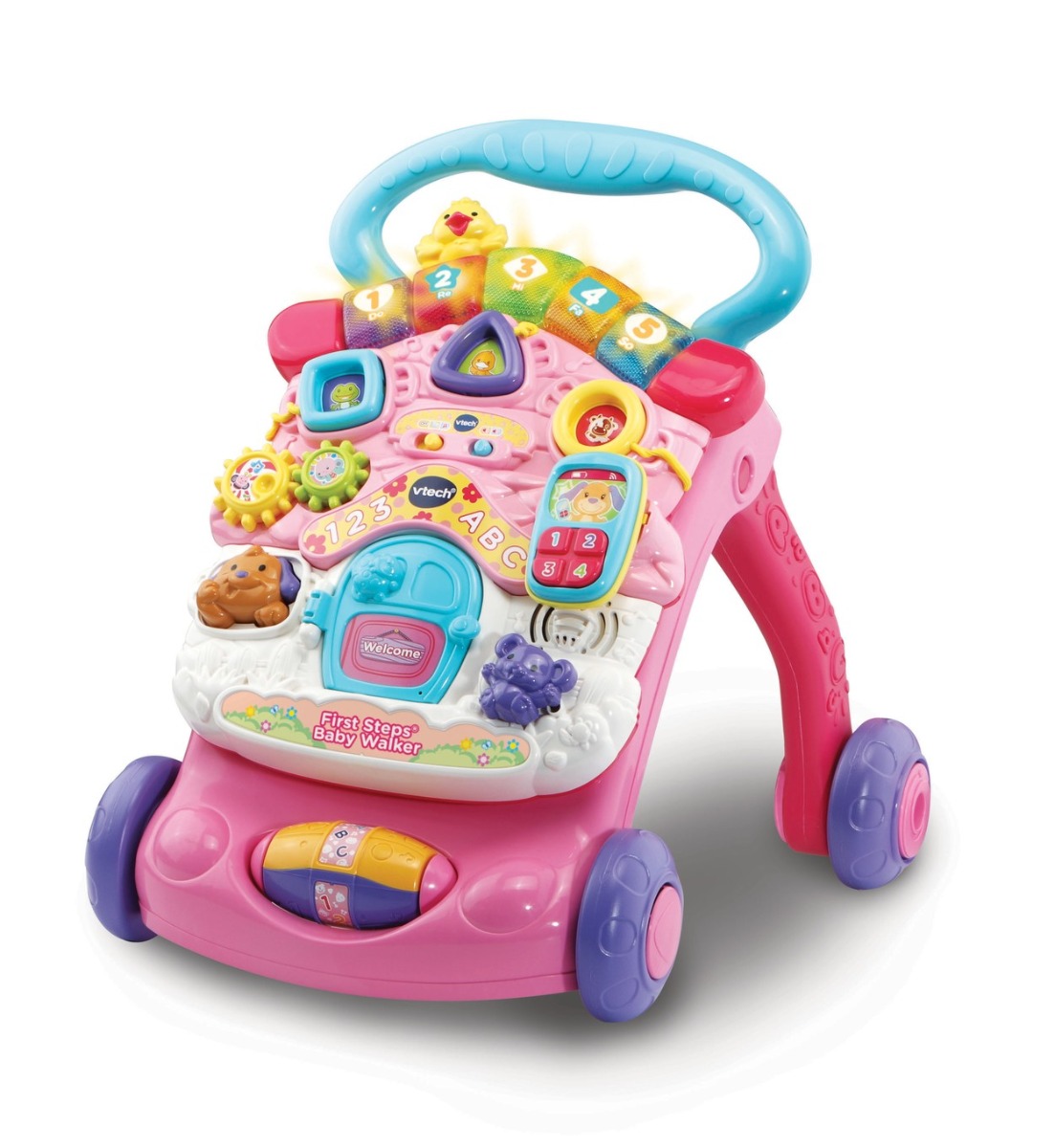 V-TECH FIRST STEP BABY WALKER PINK