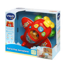 V-TECH PULL & POP AEROPLANE