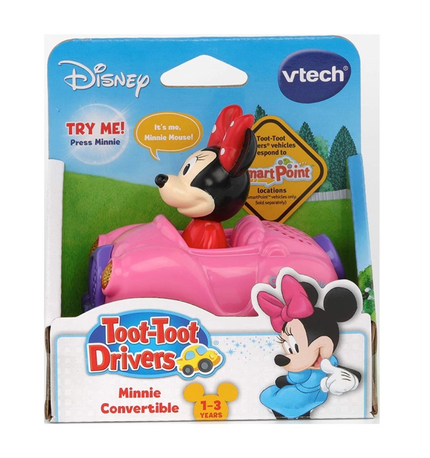 V-TECH TOOT-TOOT DRIVERS MINNIE CONVERTIBLE