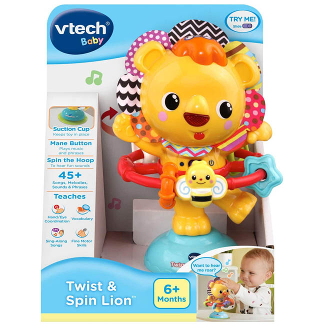 V-TECH TWIST & SPIN LION