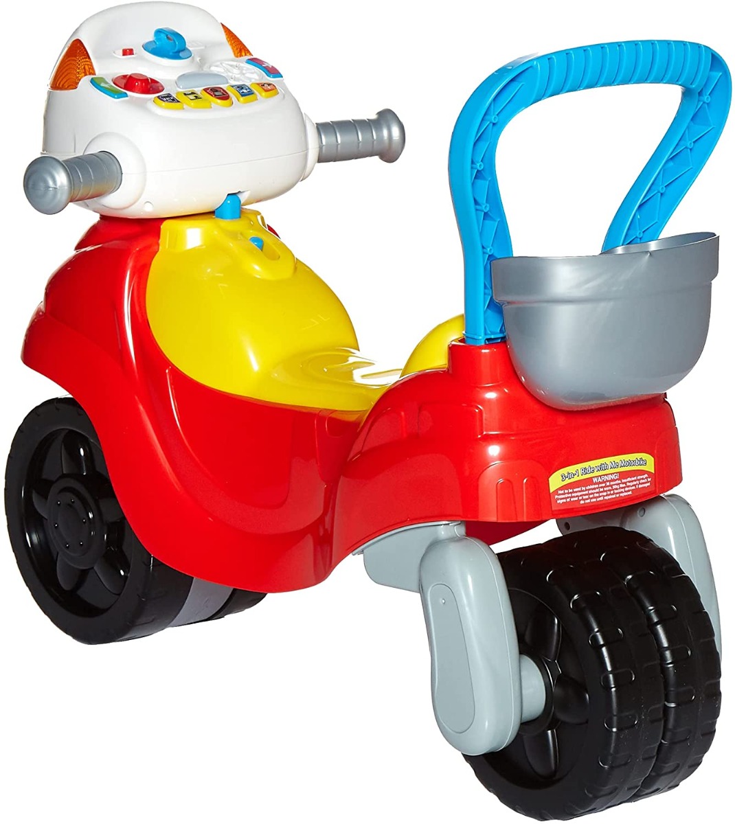 V-TECH 3-IN-1 RIDE WITH ME MOTORBIKE RED