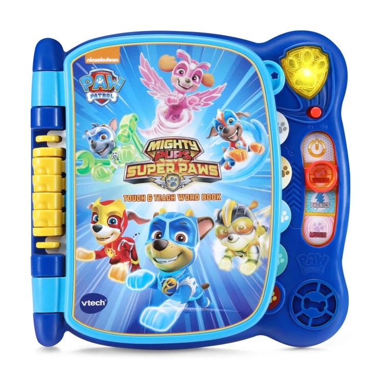 V-TECH MIGHTY PUPS TOUCH & TEACH WORD BOOK