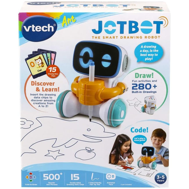 V-TECH JOTBOT THE SMART DRAWING ROBOT