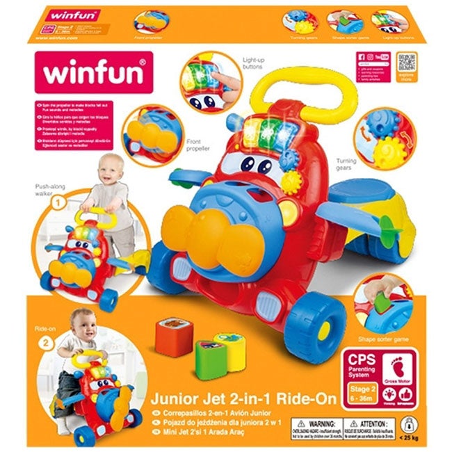 WINFUN JUNIOR JET 2 IN 1 RIDE ON