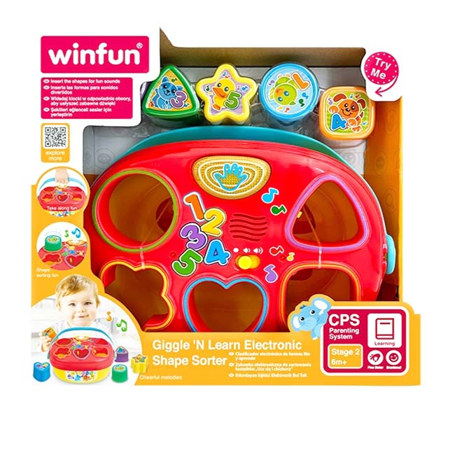WINFUN GIGGLE N LEARN ELECTRONIC SHAPE SORTER