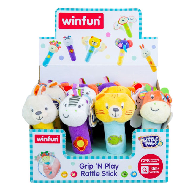 WINFUN GRIP AND PLAY RATTLE STICK