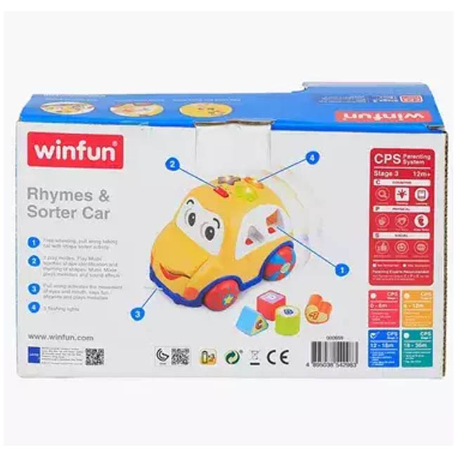 WINFUN RHYMES AND SORTER CAR
