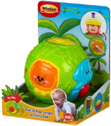 WINFUN ROLL N POP JUNGLE ACTIVITY BALL