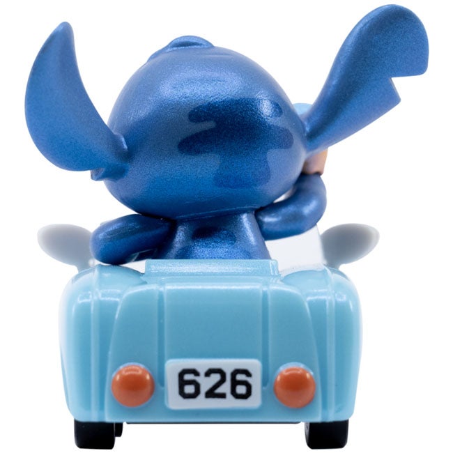 YUME DISNEY STITCH PULLBACK SPORTS CAR WITH ICECREAM - BLUE