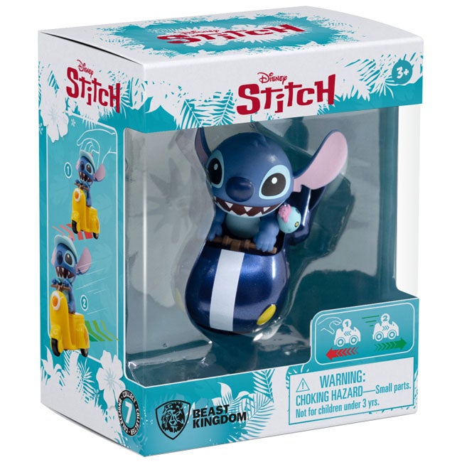 YUME DISNEY STITCH PULLBACK SPACESHIP VEHICLE