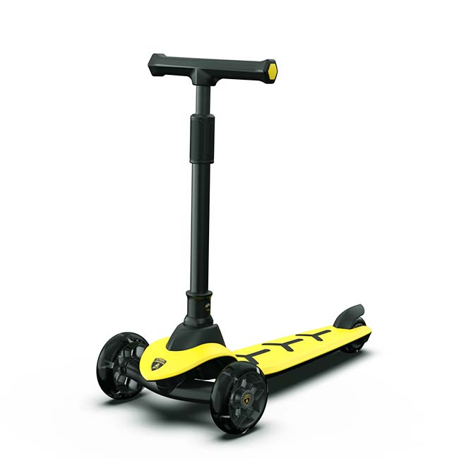 LAMBORGHINI FOLDABLE SCOOTER-YELLOW