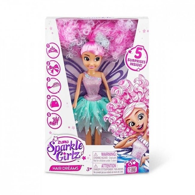 ZURU SPARKLE GIRLZ 10.5-INCH HAIR DREAMS DOLL