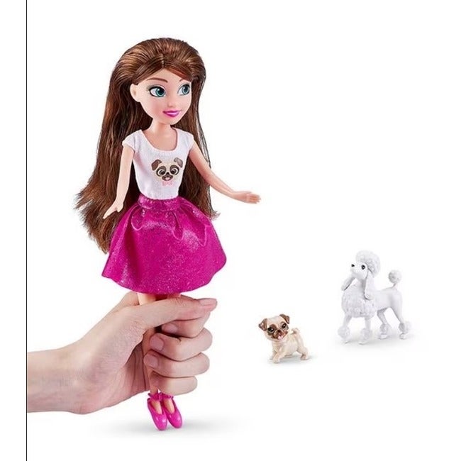 ZURU SPARKLE GIRLZ DOLL WITH PUPPY WALKER
