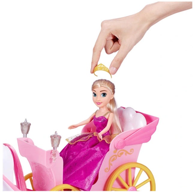 ZURU SPARKLE GIRLZ PRINCESS DOLL WITH HORSE AND CARRIAGE