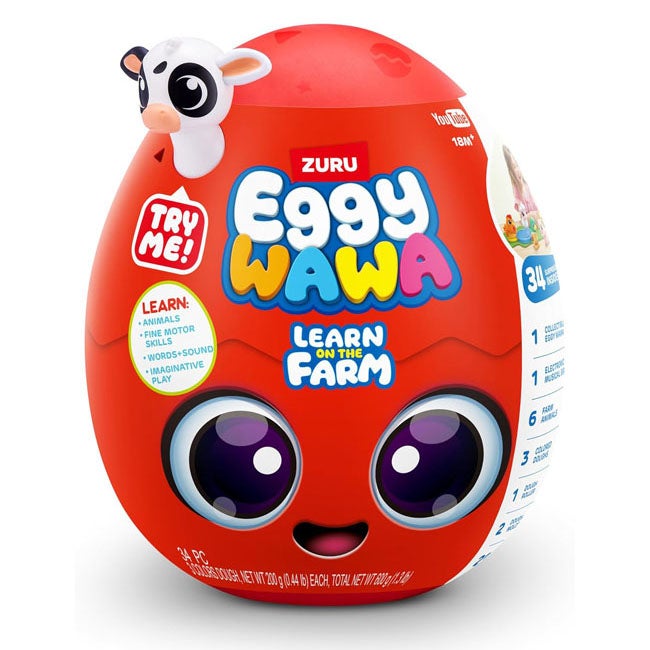 EGGY WAWA FARM ANIMALS SURPRISE EGG MEDIUM