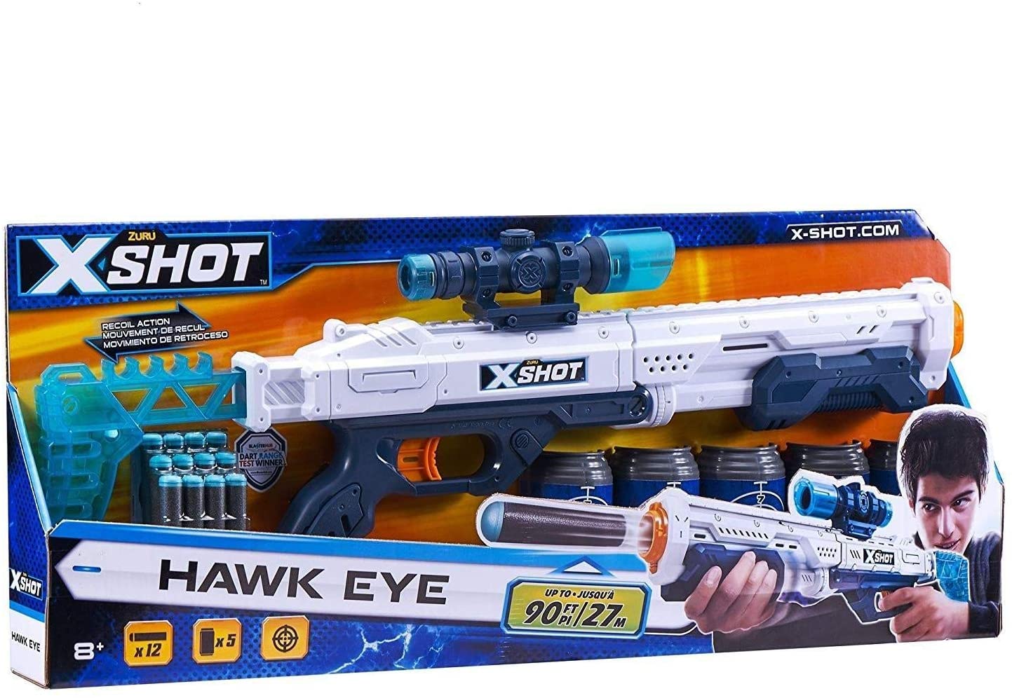 ZURU X-SHOT EXCEL HAWK EYE BLASTER