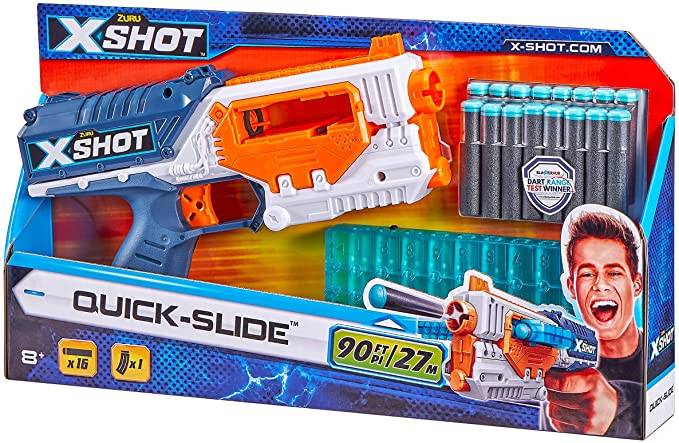 ZURU X-SHOT EXCEL CLIP BLASTER WITH 16 DARTS