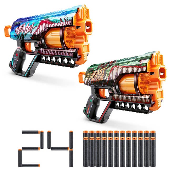 ZURU X-SHOT GRIEFER DOUBLE PACK WITH 24 DARTS