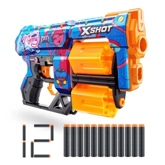 X-SHOT SKINS S1 DREAD POPPY PLAYTIME-12 DARTS