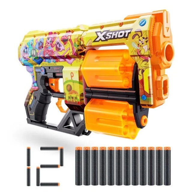 X-SHOT SKINS S1 DREAD POPPY PLAYTIME-12 DARTS