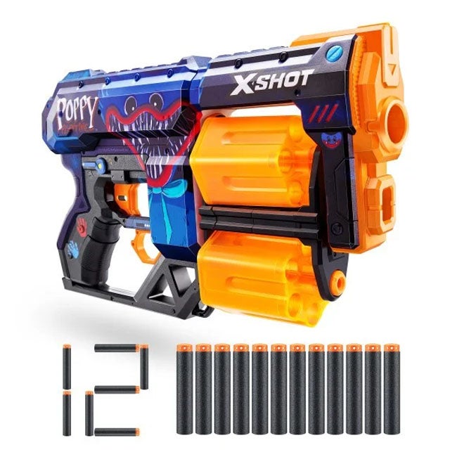 X-SHOT SKINS S1 DREAD POPPY PLAYTIME-12 DARTS