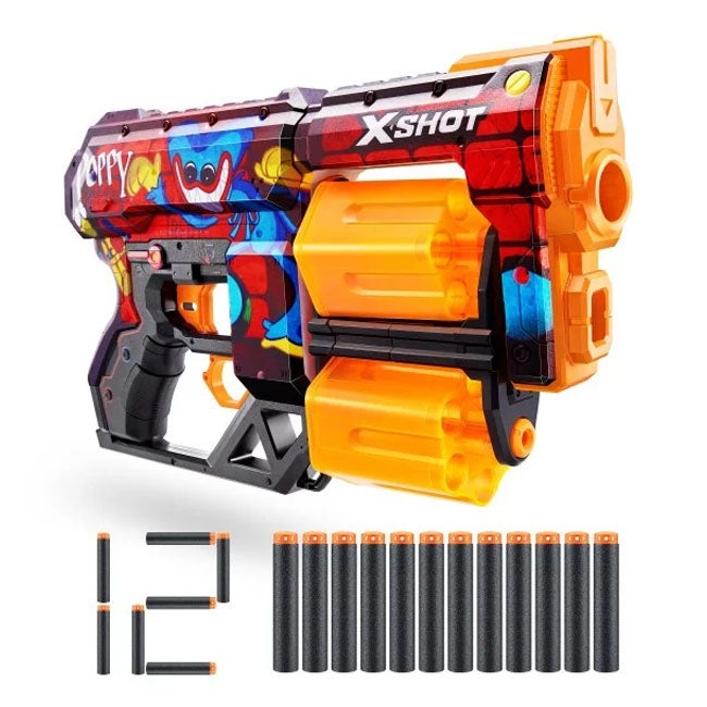 X-SHOT SKINS S1 DREAD POPPY PLAYTIME-12 DARTS