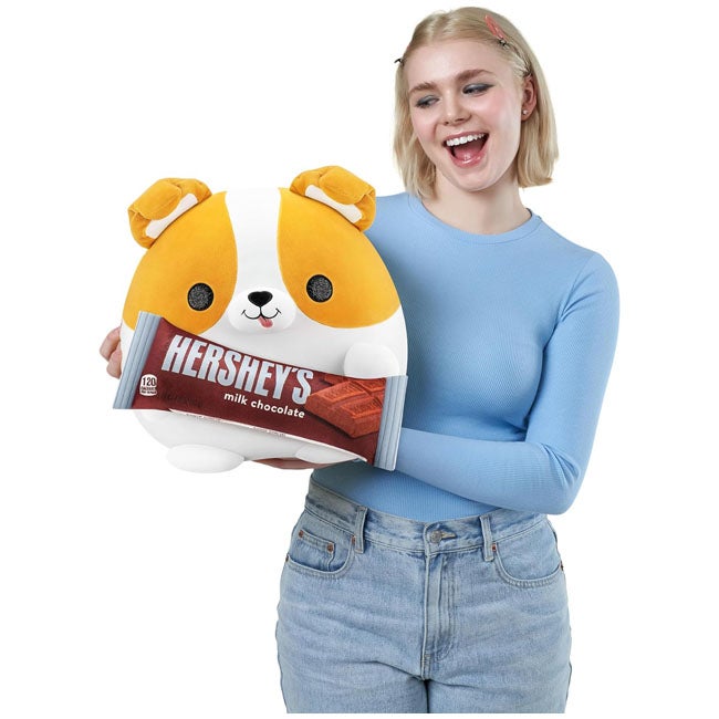 ZURU SNACKLES HERSHEYS CHOCOLATE CORGI 14-INCH PLUSH WAVE 2