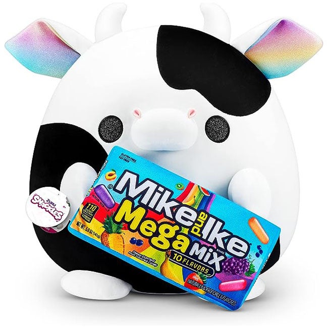 ZURU SNACKLES MIKE&IKE BERRY COW 14-INCH PLUSH