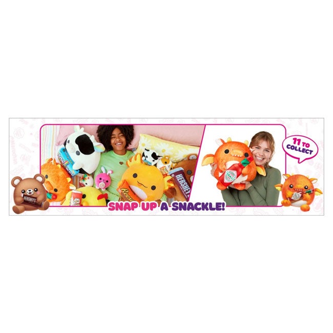 ZURU SNACKLES MIKE&IKE BERRY COW 14-INCH PLUSH