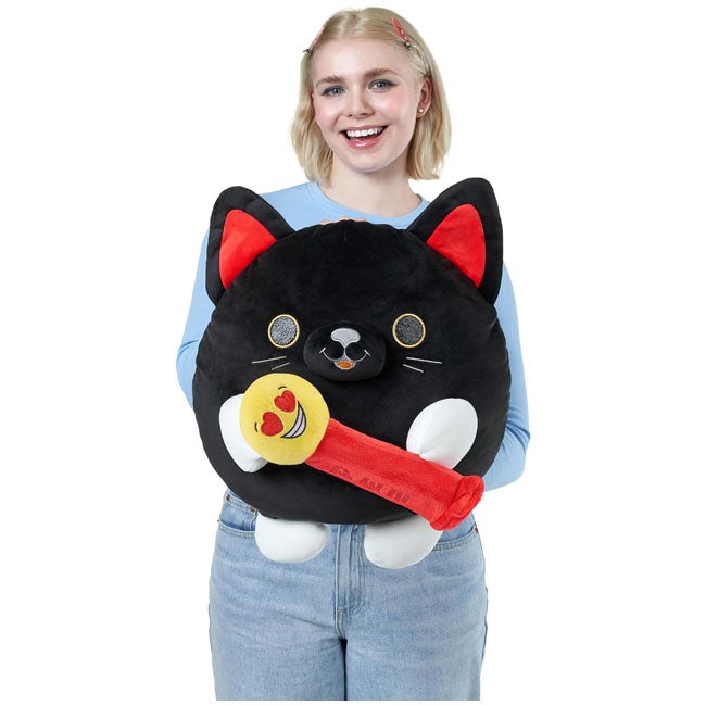 ZURU SNACKLES PEZ BLACK CAT 14-INCH PLUSH