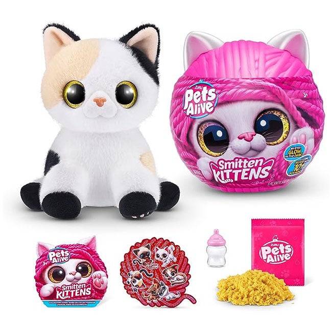 ZURU PETS ALIVE SMITTEN KITTEN INTERACTIVE PLUSH