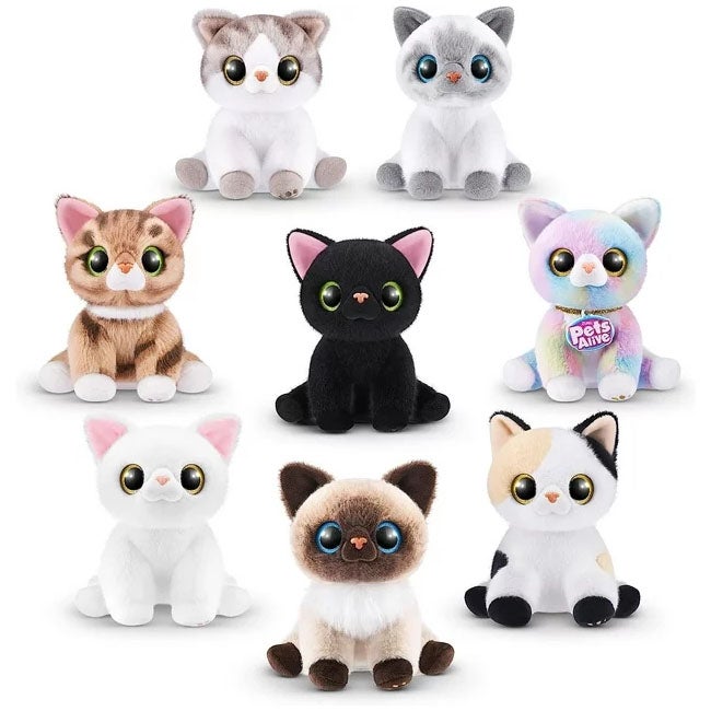 ZURU PETS ALIVE SMITTEN KITTEN INTERACTIVE PLUSH