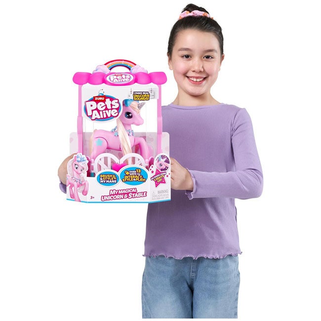 ZURU PETS ALIVE MY MAGICAL UNICORN SERIES 2 INTERACTIVE TOY